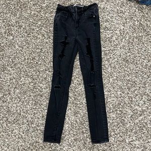 Black Ripped Skinny Jeans
